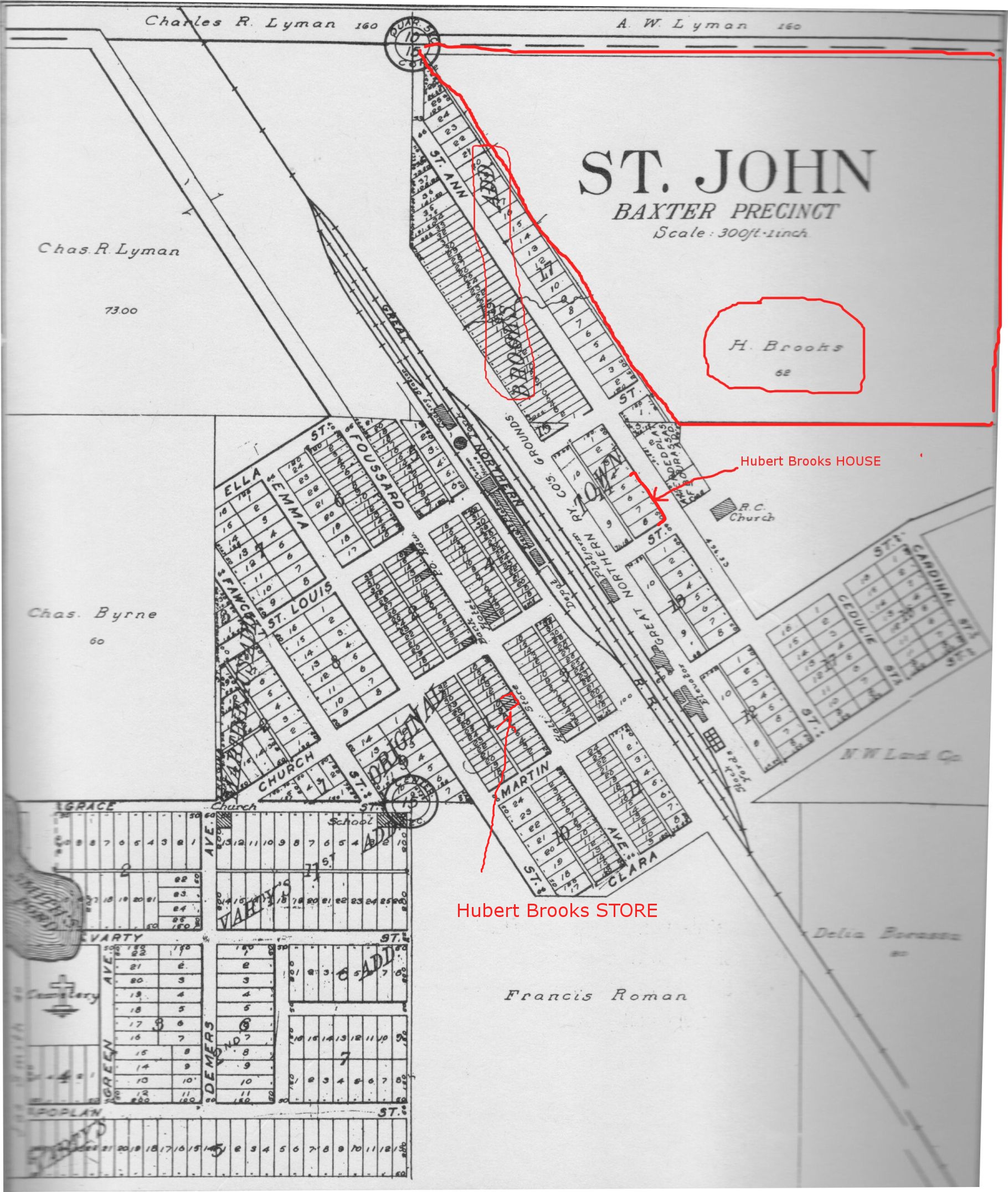 St. John Baxter Precinct Map 